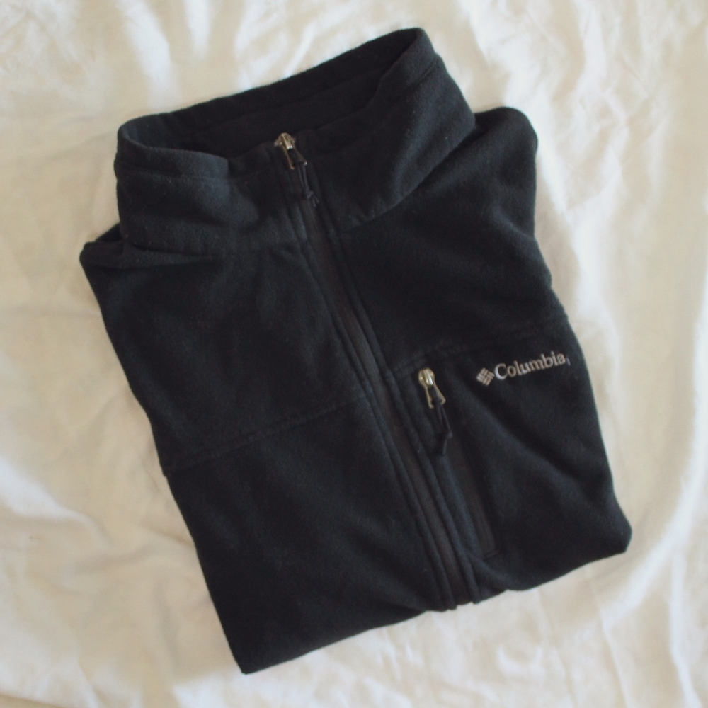 BLACK COLUMBIA FLEECE VEST